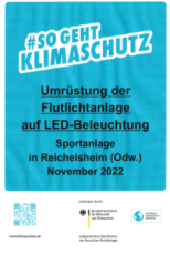 Neue Flutlichtanlage beim KSV Reichelsheim